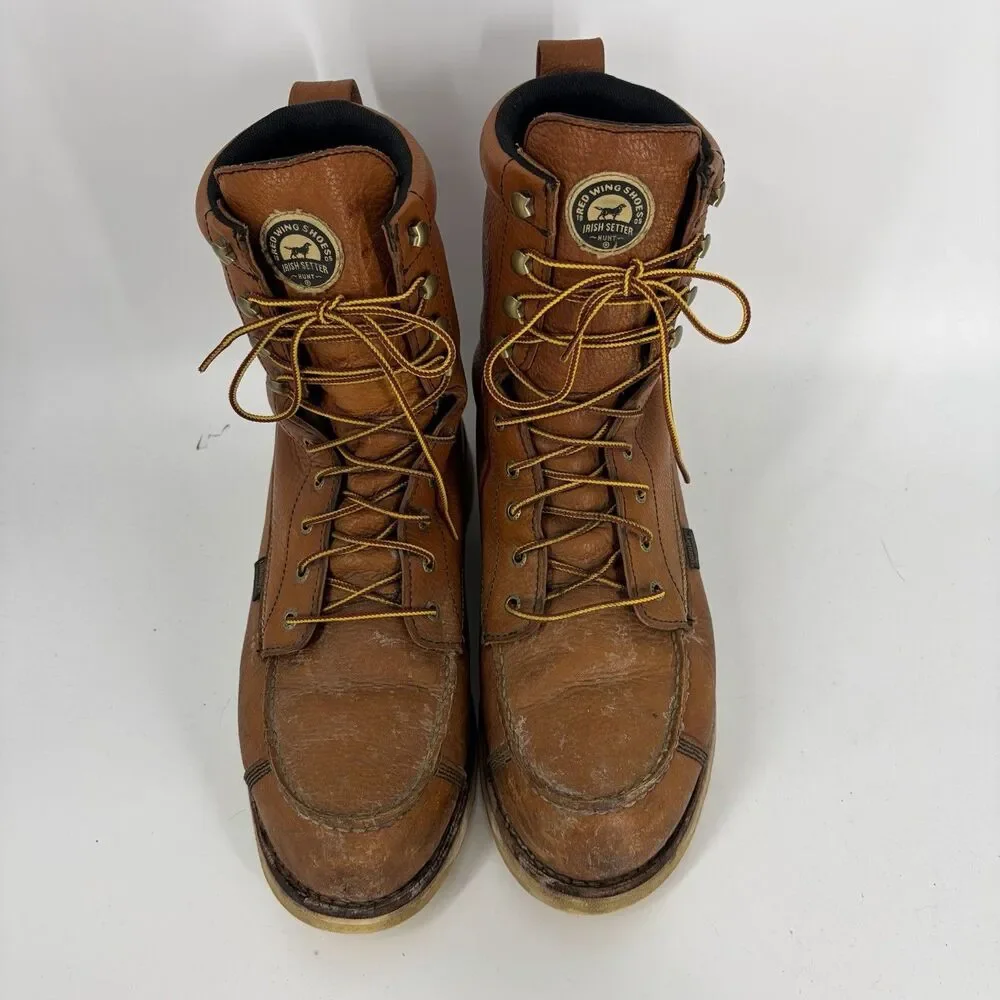 Red Wing Irish Setter Boots Size 14 Men Brown Wingshooter Waterproof Hunting 894